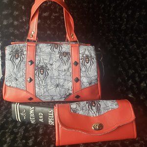 Black Widow Barrel Bag & Wallet